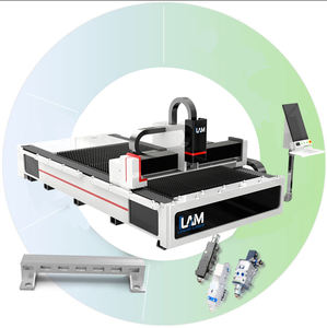 Низкая цена железа/нержавеющая сталь/алюминий/медь ЧПУ волокна лазерной резки цена для листа - Product Image 1