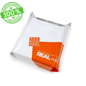 Compostaje Biodegradable maíz Almidón mensajero remitente de poliéster para <span class=keywords><strong>correo</strong></span> embalaje Bio Degradable envío bolsa - Product Image 5