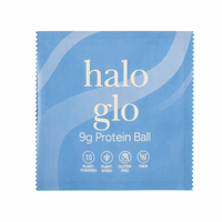 Bolsa Plana Personalizada con Acabado Mate, Material de Grado Alimenticio Termosellable, Sellado de Tres Lados con Zigzag para Bolas de Proteína de 9G