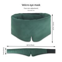 Máscara para dormir de satén elástico sedoso-Ultra suave y ligero, diseño sin presión, perfecto para vuelo y uso doméstico