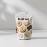Sacs de conservation alimentaire biodégradables à fermeture éclair, réutilisables, pour emballage de collations, pour un usage quotidien