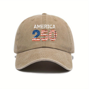 Gorra de <span class=keywords><strong>B</strong></span>éisbol de PVC Lavable con Estampado del Día de la Independencia Americana, Unisex, 6 Paneles, Ajustable, para Exteriores, Personalizable, Fabricante de Gorras - Product Image 5