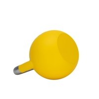 Kettlebell de compétition avec logo personnalisé, sablage, poignée en acier chromé décorative, soudée, revêtement en poudre lisse