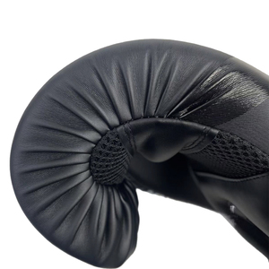 Bronjee ถุงมือต่อย<span class=keywords><strong>มวย</strong></span>ไทยสีดำด้านคลาสสิกสำหรับเด็กผู้ใหญ่ - Product Image 2