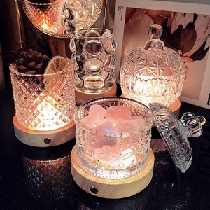 Diffuseur d'arômes moderne en cristal naturel brut, écologique, avec couvercle en verre poli, sans flamme, pour la maison, la chambre, décoration, cadeau - Product Image 4