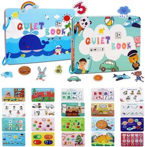 Jumon Montessori Quiet Book Picture Books for 5-12 Years Old Farm Animals Learning Words Alphabet Developing Intelligence JBK-46 - Product Image 2