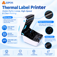 Nouvelle imprimante d'étiquettes thermiques directes de 4 pouces, 203 DPI, haute vitesse, imprimante d'étiquettes de codes-barres, imprimante de codes-barres de bureau, imprimante POS pour la logistique des magasins