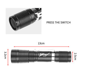 Фонарик для дайвинга IPX8, водонепроницаемый светодиодный фонарь для подводного плавания и дайвинга, 3 режима, 18650 перезаряжаемый и зарядное устройство для подводного спорта - Product Image 3