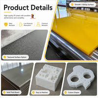 Service de découpe disponible pour feuilles et panneaux sandwich en plastique HDPE résistant aux UV, 1220x2440mm, épaisseur 0,8-40mm