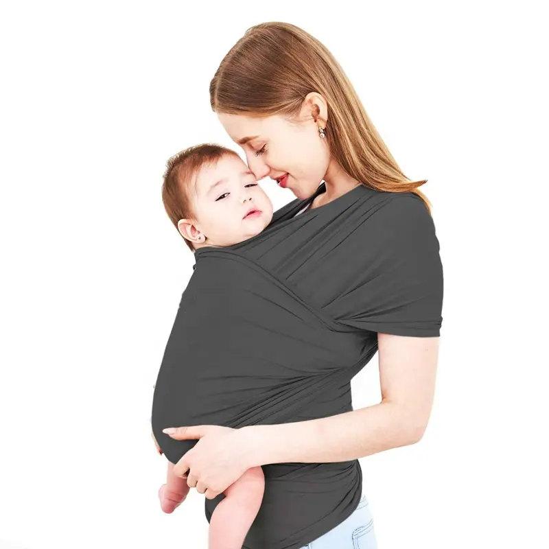 Baby Wrap Carrier Lightweight Breathable Hands Free Infant Carrier Sling Babies Shower Gift