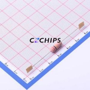 MO2WS-200K ตัวต้านทานผ่านรู6T52 5% แผ่นฟิล์มออกไซด์โลหะ D4.5xL11mm 200Kohm 5% 400V - Product Image 2