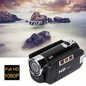 Vlog fotocamera 1080P <span class=keywords><strong>Full</strong></span> <span class=keywords><strong>HD</strong></span> 16 milioni di Pixel DV videocamera 16X foto notturna Zoom videocamera digitale per youtube - Product Image 6