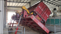 Dumper 80-150T personnalisé pour gros camion Plate-forme de déchargement hydraulique Basculement de conteneur Équipement de manutention neuf