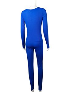 Combinaison à manches longues côtelée pour femme 2026, avec bretelles élastiques, col carré, effet push-up fessier, coupe ajustée et sexy, idéale pour le sport - Product Image 3