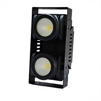 Projecteur LED COB RGBW DMX 200W à 2 yeux pour éclairage de scène d'église et de mariage, fabriqué à Guangzhou