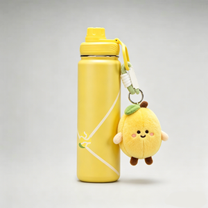 Botella de Agua Aislada de Acero Inoxidable Space Teapot con Tapa de Plástico y Logotipo Personalizado, Diseño Térmico para Bebidas Frías y Calientes con Asa - Product Image 1