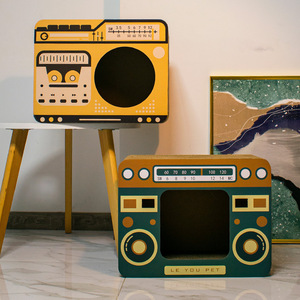 Casa para Gatos Le You, Diseño de Radio, de Cartón Resistente, Juguete para Gatos de Interior - Product Image 3