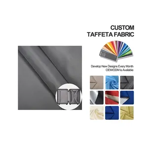 Échantillon Gratuit Étanche Pu Enduit 210T Polyester Pvc Enduit <span class=keywords><strong>Taffetas</strong></span> Tissu Pour Sac - Product Image 1