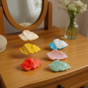 Pince à cheveux en coquille de résine Zi Conch 7 cm, accessoire de mode pour femme - Product Image 5