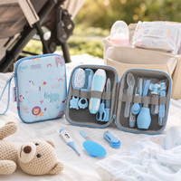 Kit de soins pour bébé nouveau-né 20-en-1, sans BPA, sûr, doux, soins quotidiens complets, coffret cadeau pour la fête prénatale