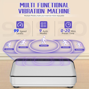 TUDEEN Home Fitness <span class=keywords><strong>Vibration</strong></span> Plate Machine Nuevo diseño Plataforma de vibración Equipo Fácil de limpiar Almohadilla de pie de silicona - Product Image 2