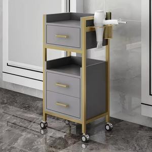 2026 Barber Shop Tool Cabinet, <b>Small</b> Cart, Hair Salon Special Tool <b>Table</b>, Multifunctional <b>White</b> - Product Image 5