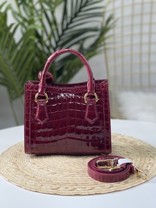 Genuine crocodile leather tote Designer luxury crocodile skin Elegant women's work bag Evening handbag - Product Image 2