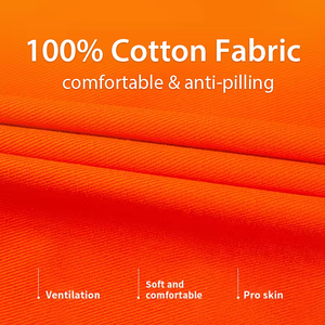 Camicia da <span class=keywords><strong>lavoro</strong></span> per saldare in cotone a manica lunga a manica lunga ad alta visibilità camicia da <span class=keywords><strong>lavoro</strong></span> da <span class=keywords><strong>lavoro</strong></span> camicia riflettente da <span class=keywords><strong>uomo</strong></span> Hi Vis - Product Image 6