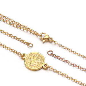 Chaîne d'extension <span class=keywords><strong>en</strong></span> métal de haute qualité avec anneau à ressort, idéale pour ajuster la longueur des colliers et réparer les bijoux - Product Image 2