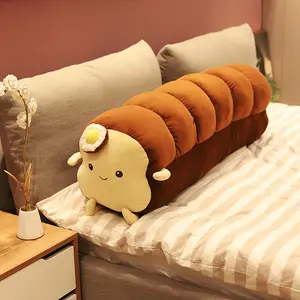 卸売かわいいアニメ漫画トーストスロー枕面白いポーチロングラージジャイアントジャンボストリップホームオフィス読書睡眠枕