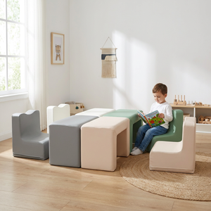 Grand tapis d'éveil pliable en mousse, épais et rembourré, pour tout-petits, non toxique, en HDPE, certifié CE et CPC, tapis de jeu et de siège sécurisé - Product Image 1