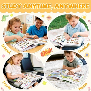 Libro de Audio Interactivo para el Aprendizaje del Inglés, Libro Sonoro para Niños con Pantalla Táctil Inteligente, Libros Educativos para el Desarrollo Temprano del Lenguaje para Niños en Edad Preescolar - Product Image 5