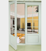 Ventanas Corredizas Fijas de PVC, Ventanas Abatibles y Puertas Abatibles Resistentes al Viento y al Sonido, Aptas para Hogares