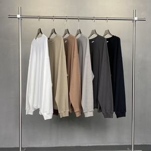 Felpa Termica da Uomo in Tessuto Waffle di Alta Qualità con Logo Personalizzato, Vestibilità Ampia, Maniche Lunghe, Stampa Semplice - Product Image 3