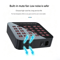 Station de charge USB de bureau de qualité industrielle 300W 5V 60A 60 ports pour salle de classe, bureau, hôtel, plusieurs téléphones 2.4A pour chaque port