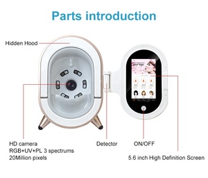 เครื่องวิเคราะห์ผิวหน้าด้วย AI ระดับมืออาชีพ 3 มิติ สแกนลึก 2 มม. พร้อมระบบภาพ UV สำหรับร้านเสริมสวยและคลินิก - Product Image 4