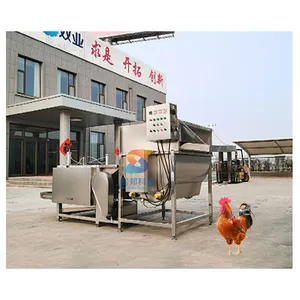 ZB Automatic Full set Poultry Plucker Scalder with Chicken Hair Removal Machine For Slaughter House