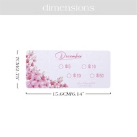 Hongbo superventas claro/sólido A6 tablero 6 anillas carpeta efectivo/dinero insertar 12 meses presupuesto carpeta sobres cuaderno