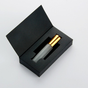 Luxury 5ml <b>Mini</b> Frosted Empty Spray Glass Perfume <b>Bottle</b> Gold Silver Black Spray Pump Perfume Tester Cylinder - Product Image 3