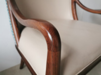 XINSHIYI Fauteuil Usine sur mesure chaise de canapé simple meuble d'appoint commercial avec cadre en bois pour hôtel villa