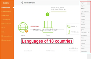 เราเตอร์ <span class=keywords><strong>Tenda</strong></span> <span class=keywords><strong>AC2100</strong></span> ขายดี เราเตอร์ไร้สายแบบกิกะบิต ดูอัลแบนด์ พร้อมฟังก์ชั่นรีพีทเตอร์ Wifi รุ่น AC23 สำหรับใช้ในบ้าน - Product Image 2