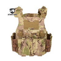 Vente en gros de gilet tactique 1000D avec bandoulière porte-plaque pochette de protection Molle Mag pour le jeu CS équipement de chasse