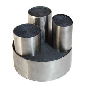 Convertisseur catalytique monolithe en métal en nid d'abeille à 200 cellules pour système d'échappement de moto - Product Image 1