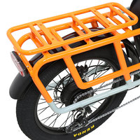 Vélo électrique TXED populaire en alliage d'aluminium, 20 pouces, 7 vitesses, moteur arrière 48V 250W, freins à disque hydrauliques, vélo cargo électrique
