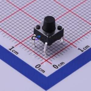 TS-1095-A6B3-D1 Tactile Switch Through hole Component (THT)-4P,6x6mm Switch Single Pole Single Throw Round Button 2.5N 6mm - Product Image 1