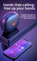 Mini haut-parleur portable T11 TWS pour son extérieur sans fil 5.0 avec boîtier en plastique et radio FM