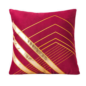 Amity 럭셔리 스퀘어 100% 네덜란드 벨벳 자수 북유럽 기하학 소파 장식 던지기 쿠션 커버 - Product Image 6