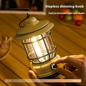 Charge de luminosité réglable et batterie Lampe de <span class=keywords><strong>camping</strong></span> à <span class=keywords><strong>deux</strong></span> styles pour soirée en plein air - Product Image 2