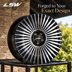 ล้อแม็กซ์ LSW Monoblock ฟอร์จ อลูมิเนียมอัลลอยด์ ขนาด 23 นิ้ว หน้ากัดลายแบบ Turbine  วัสดุ 6061-T6 สำหรับรถยนต์หรู อะไหล่ล้อแม็กซ์สำหรับ BMW - Product Image 2