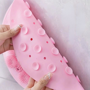FF5866 Brosse <span class=keywords><strong>de</strong></span> massage et exfoliation dorsale murale en silicone avec ventouses pour douche et bain - Product Image 4